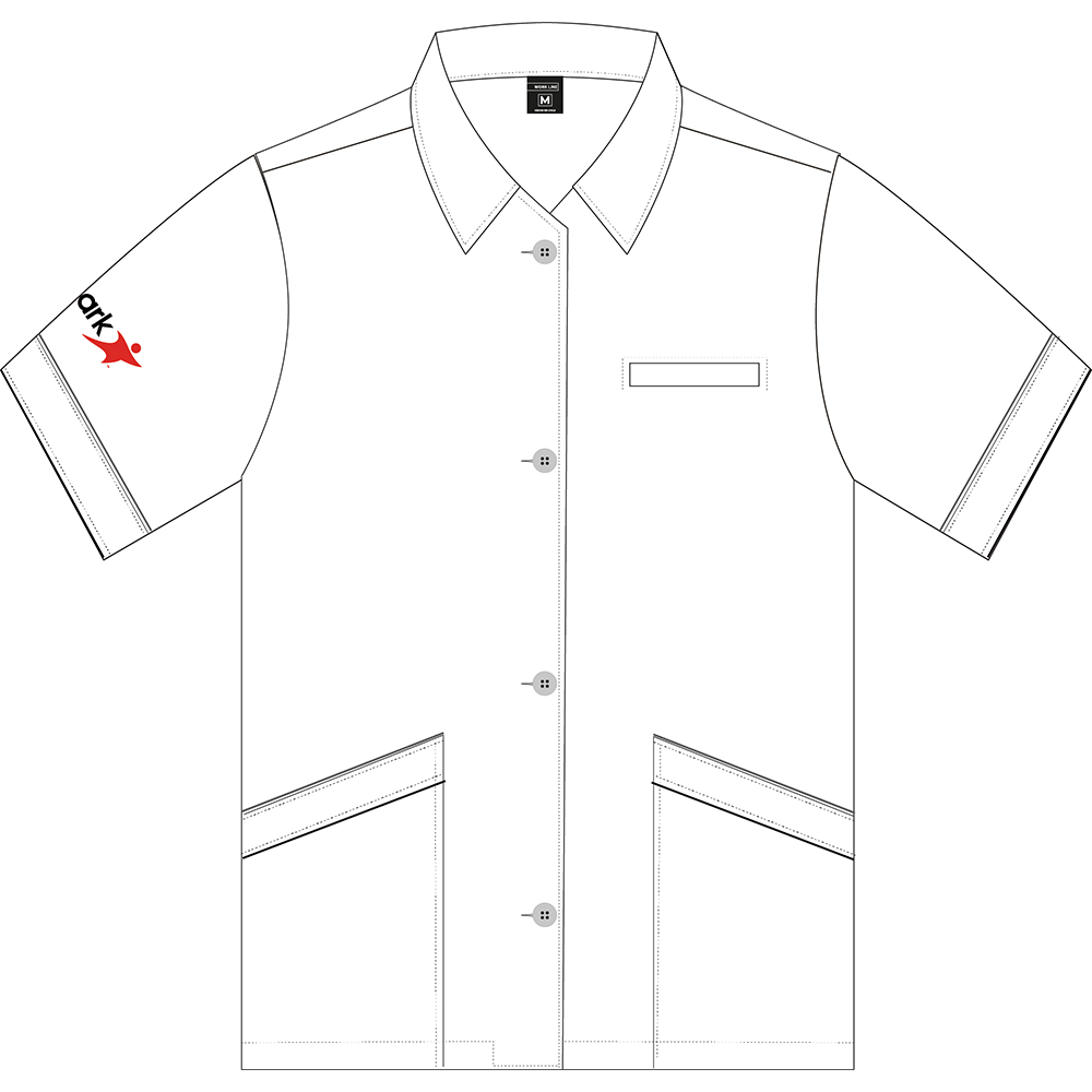 CAMISA BLANCO PACIENTE ARAMARK