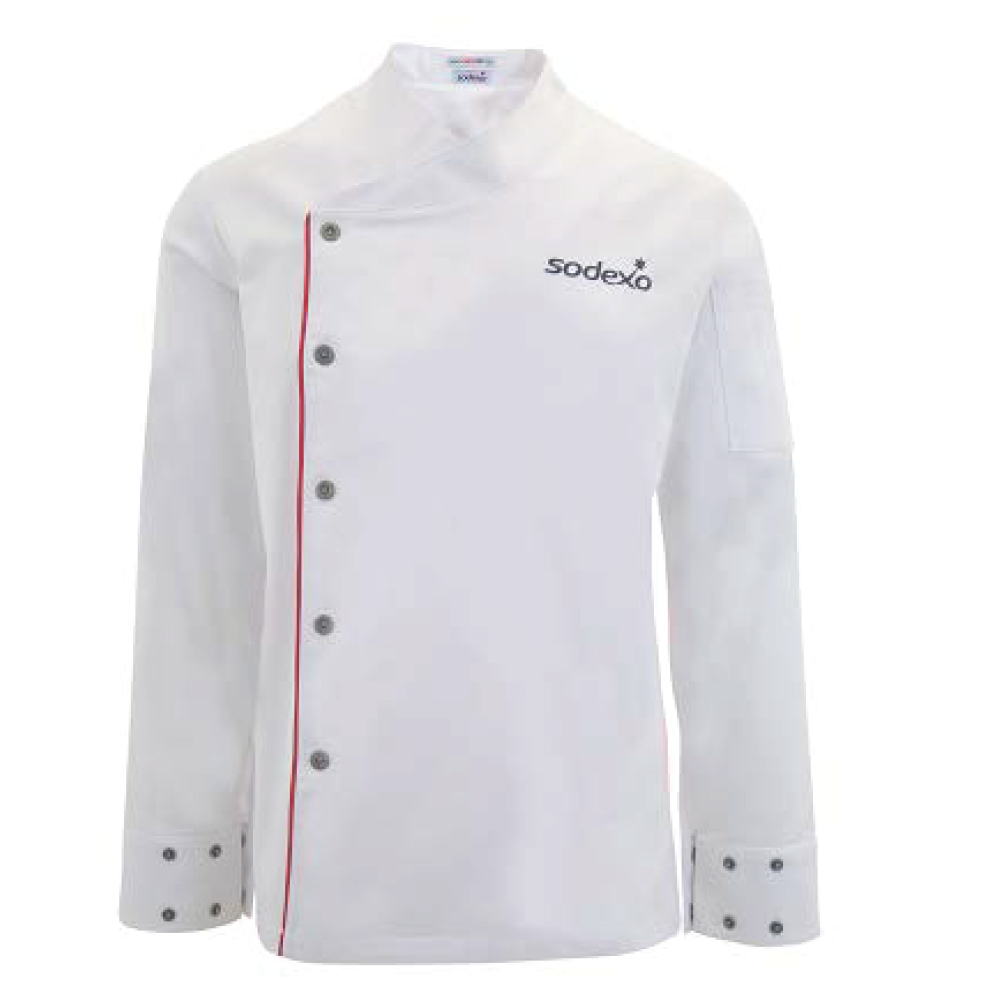 CHAQUETA BLANCO CHEF MAESTRO UNISEX SODEXO
