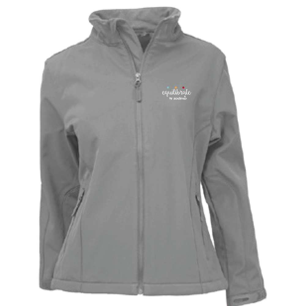 CHAQUETA SOFTSHELL GRIS EQUILIBRATE SODEXO