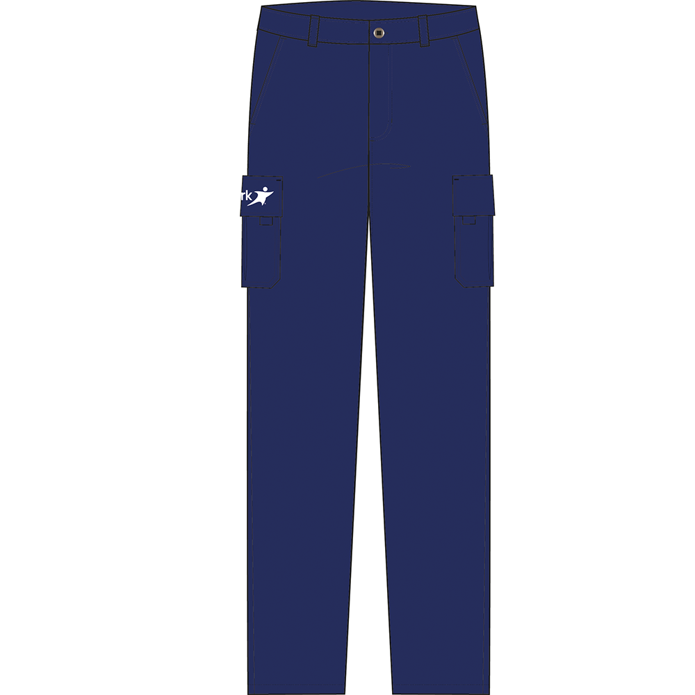 PANTALON AZUL CARGO AFRANELADO ARAMARK