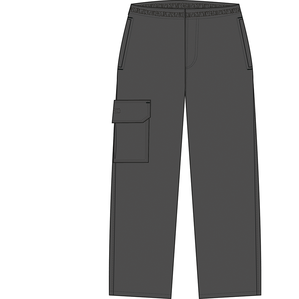 PANTALON GRIS OSCURO CARGO BAGGI AUXILIAR ARAMARK