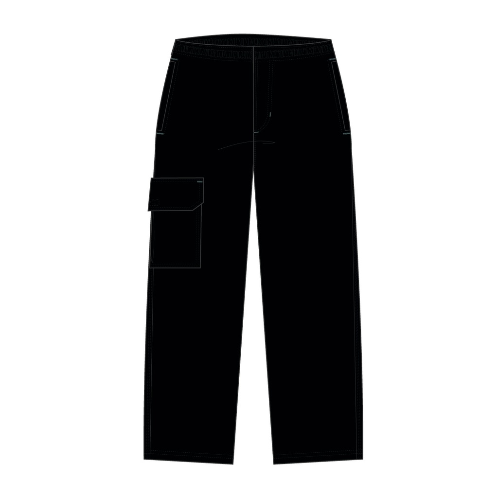 PANTALON NEGRO CARGO BAGGI M-E