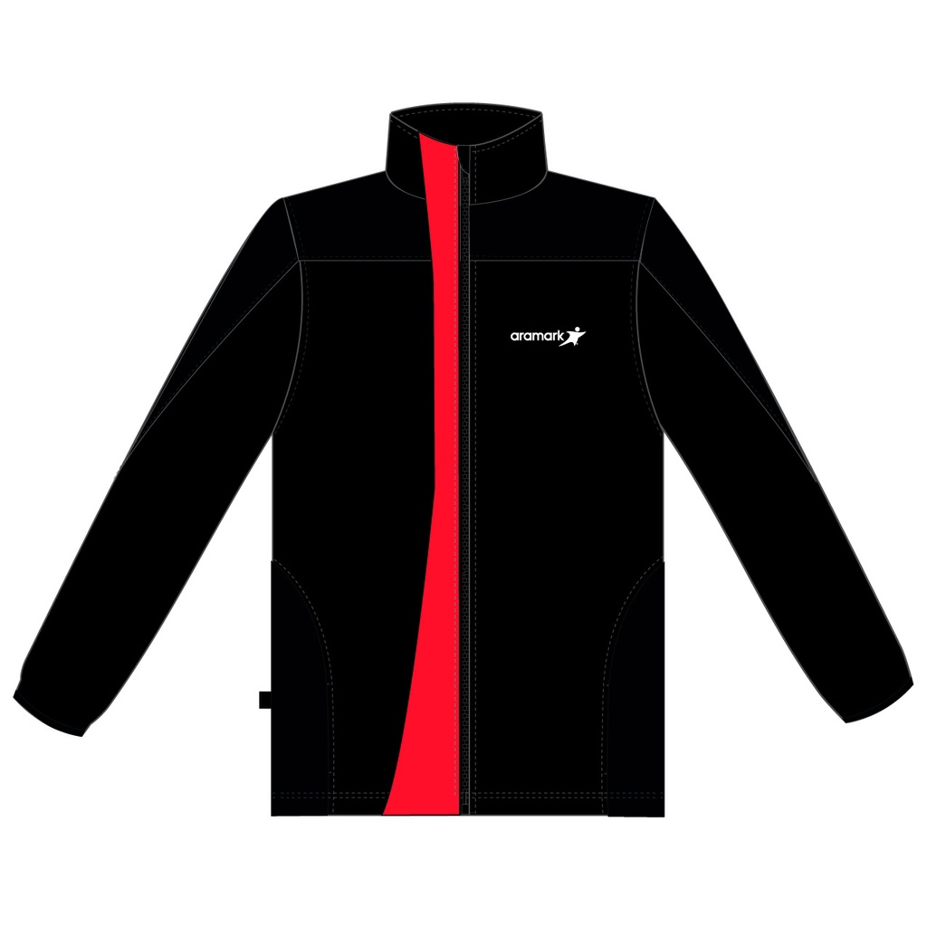 POLAR NEGRO/ROJO C/APLICACION VARON AYUDANTE/ECONOMA ARAMARK