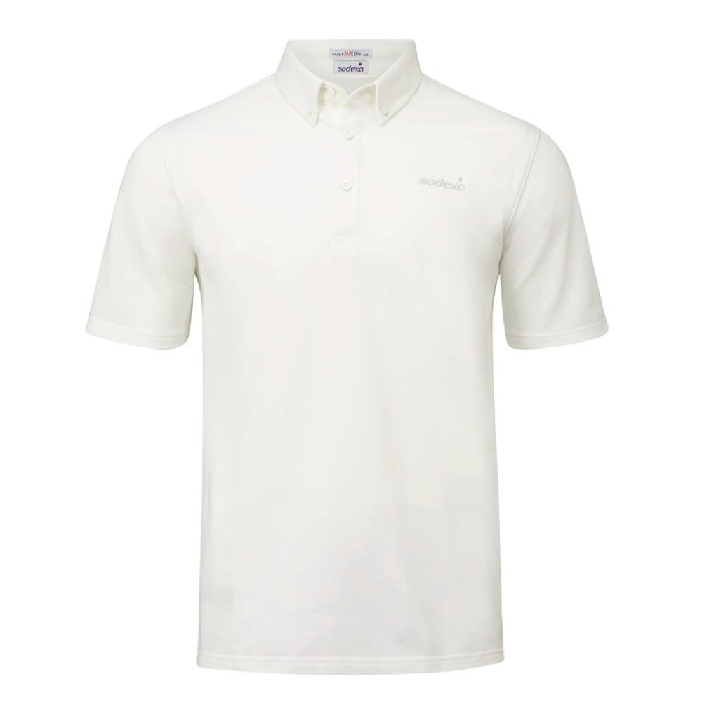 POLERA BLANCO PIQUE M/C UNISEX SODEXO