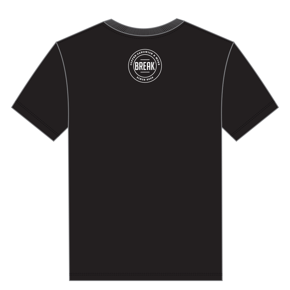 POLERA NEGRO POLO M/C ESTAMPADO BREAK SODEXO
