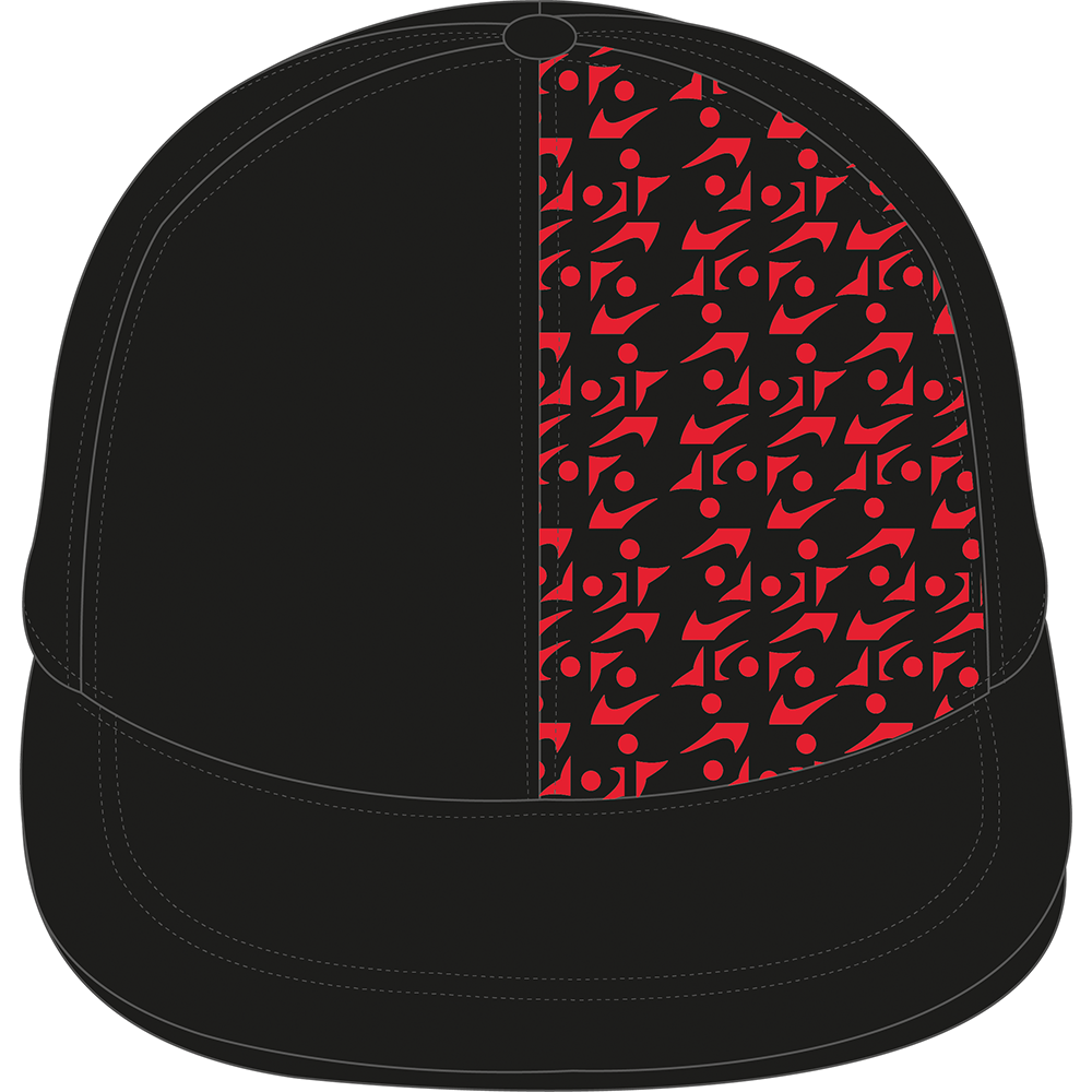 JOCKEY NEGRO/ROJO ESTAMPADO LEGIONARIO ARAMARK