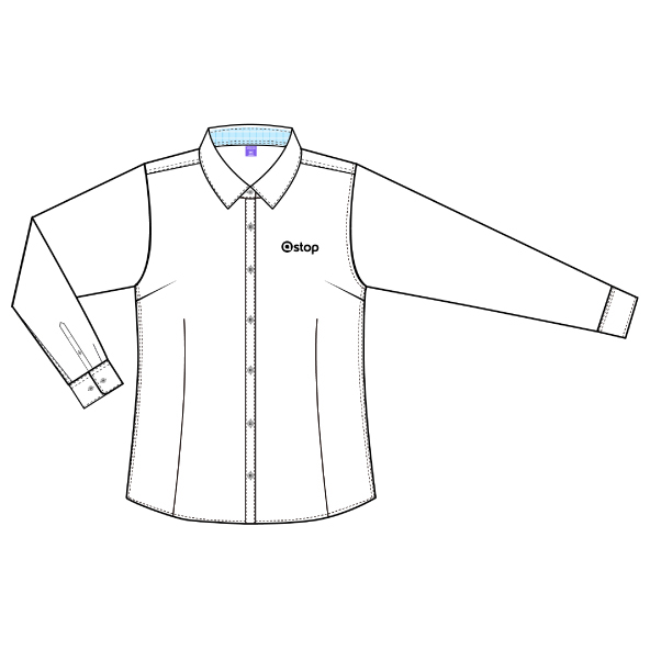 BLUSA BLANCO OXFORD STOP