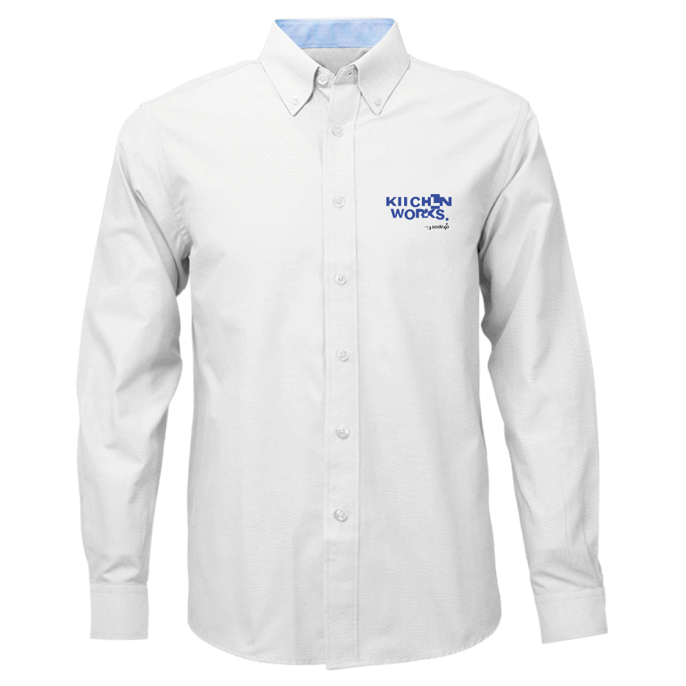 CAMISA BLANCO OXFORD M/L KITCHEN WORKS 2.0