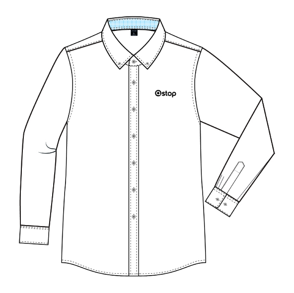 CAMISA BLANCO OXFORD STOP