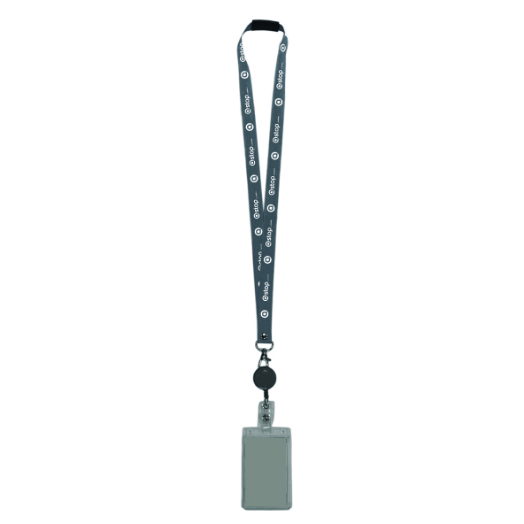 LANYARD CON YOYO/PORTA CREDENCIAL STOP
