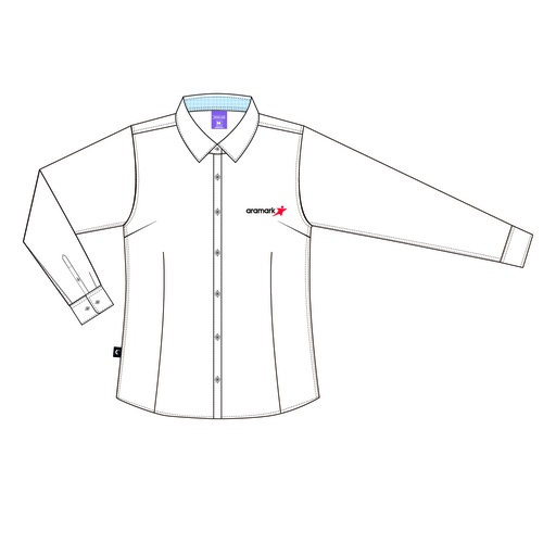 BLUSA BLANCA OXFORD ARAMARK