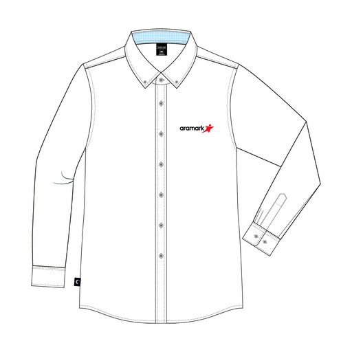 CAMISA BLANCA OXFORD ARAMARK