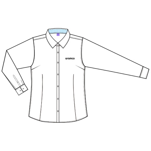 CAMISA BLANCO OXFORD ARAMCO
