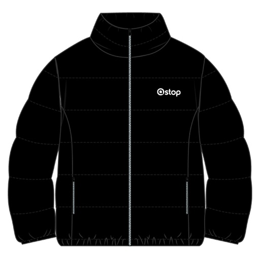 PARKA NEGRO INSULADA VARON STOP