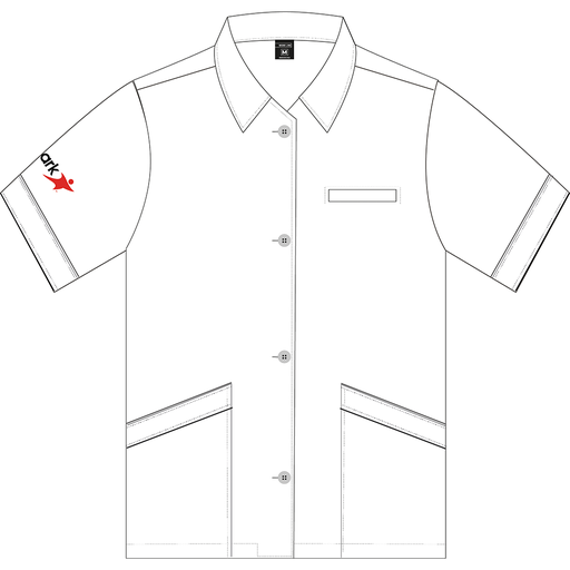 CAMISA BLANCO PACIENTE ARAMARK
