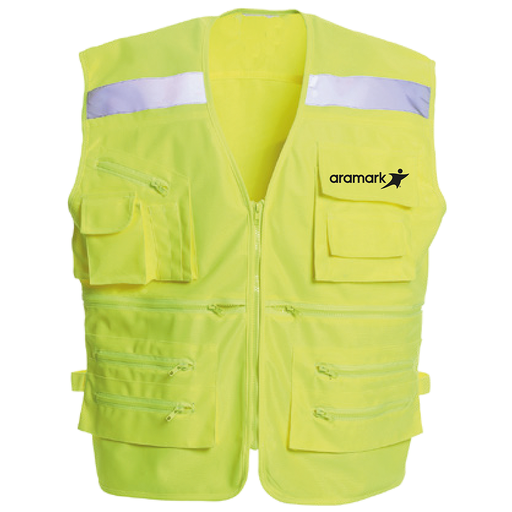 CHALECO AMARILLO FLUOR GEOLOGO C/REFLEC. ARAMARK