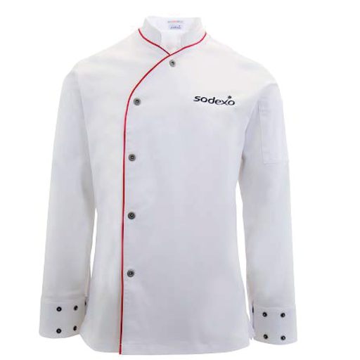 CHAQUETA BLANCO CHEF UNISEX SODEXO