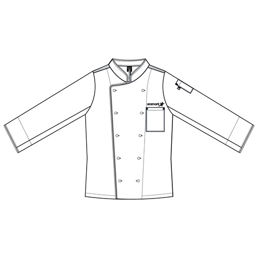 CHAQUETA BLANCO CHEF VARON ARAMARK