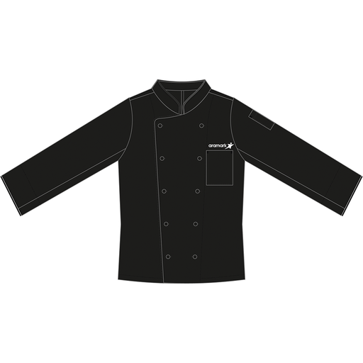 CHAQUETA NEGRO CHEF VARON ARAMARK