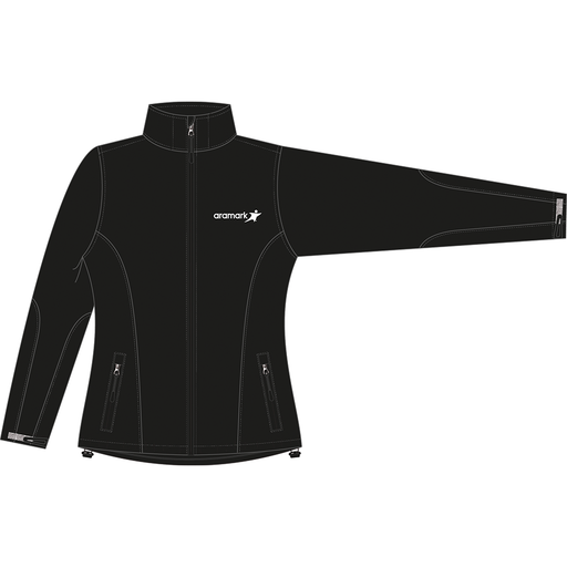 CHAQUETA NEGRO SOFTSHELL DAMA ARAMARK