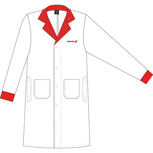 COTONA BLANCO/ROJO ECONOMA ARAMARK