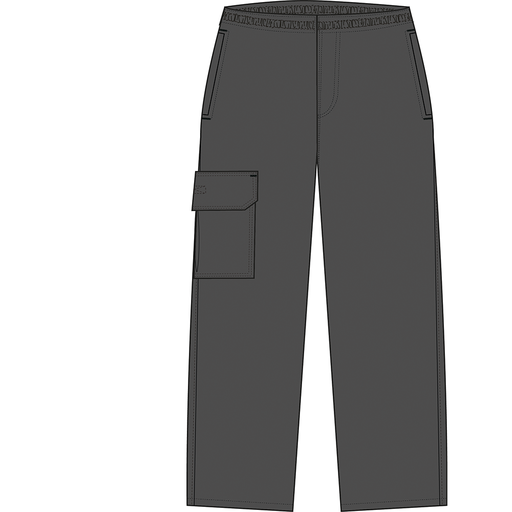 PANTALON GRIS OSCURO CARGO BAGGI AUXILIAR ARAMARK