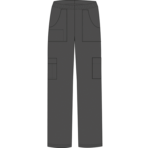 PANTALON GRIS OSCURO CARGO DAMA AUXILIAR ARAMARK