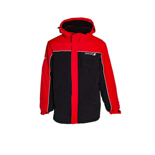 PARKA NEGRO C/ROJO TERMICA ARAMARK