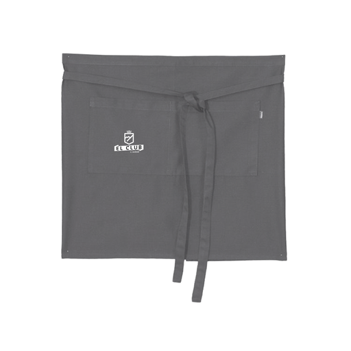 [0400171460] MANDIL GRIS MEZCLILLA EL CLUB SODEXO