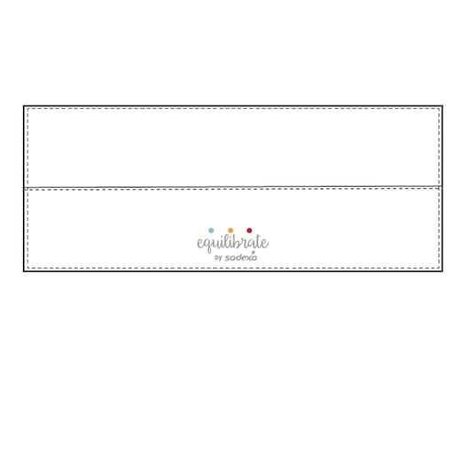 [0750091907] MANTEL BLANCO EQUILIBRATE SODEXO