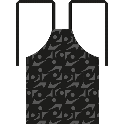[047306002] PECHERA NEGRO/GRIS ESTAMPADA ARAMARK