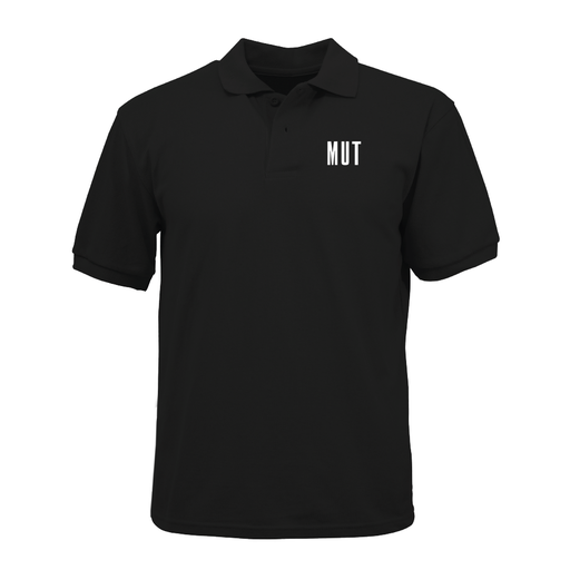 POLERA NEGRO PIQUE UNISEX M/C MUT