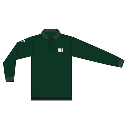 POLERA VERDE BOTELLA PIQUE UNISEX M/L MUT SODEXO